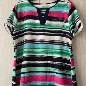 Van Heusen Multicolor Striped Blouse